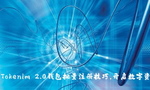  快速掌握Tokenim 2.0钱包批量注册技巧，开启数字资产新纪元！